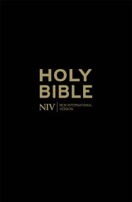 NIV Popular Cross-Reference Black Leather Bible