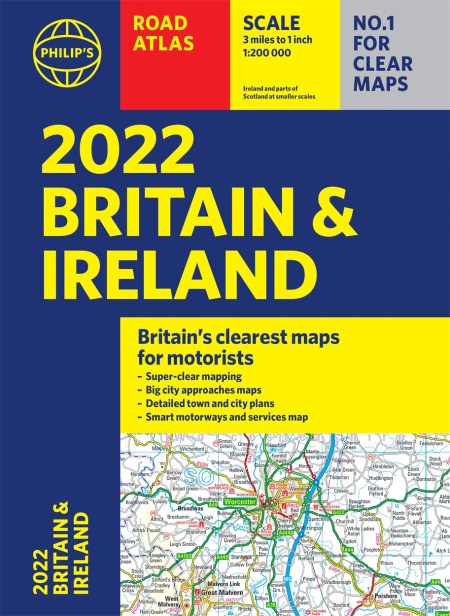 2022 Philip's Road Atlas Britain and Ireland