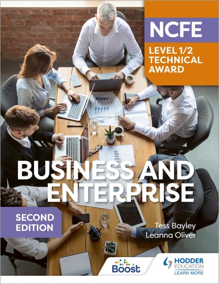 NCFE Level 1/2 Technical Award in Business and Enterprise Second Edition Boost eBook