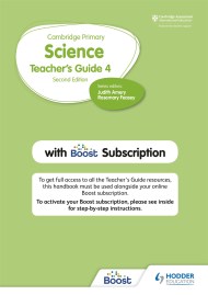 Cambridge Primary Science Teacher’s Guide Stage 4 with Boost Subscription