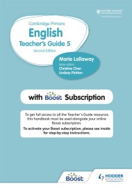 Cambridge Primary English Teacher’s Guide Stage 5 with Boost Subscription