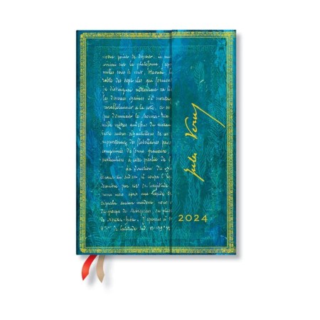 Verne, Twenty Thousand Leagues (Embellished Manuscripts Collection) Midi 12-month Dayplanner 2024