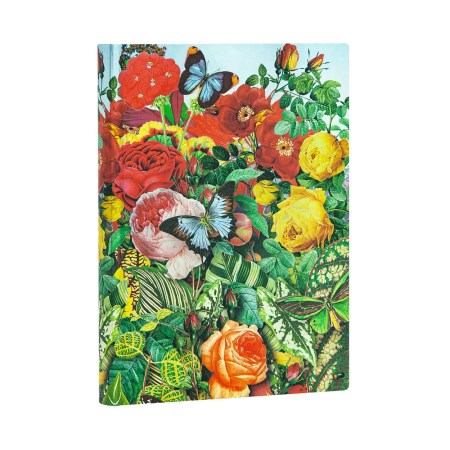 Butterfly Garden Midi Lined Softcover Flexi Journal (176 pages)