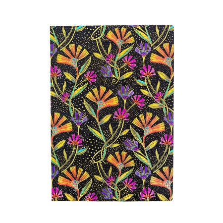 Wild Flowers (Playful Creations) Midi Lined Softcover Flexi Journal (Elastic Band Closure)