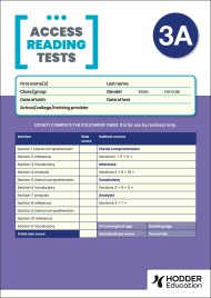 New Access Reading Test (ART) 3A, PK10