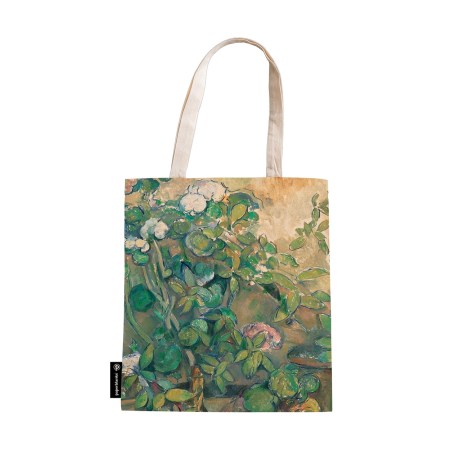 Cezanne’s Terracotta Pots and Flowers Canvas Bag