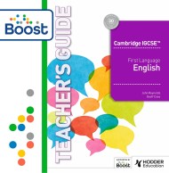 Cambridge IGCSE First Language English Teacher Guide Boost Course eBook