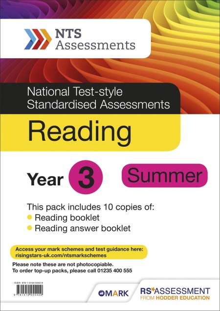 NTS Reading Year 3, Summer PK10 (National Test-style Standardised Assessments)